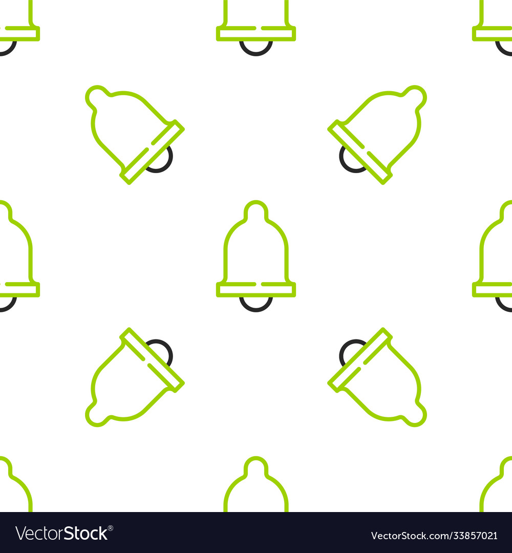 Line motion sensor icon isolated seamless pattern Vector Image Line motion sensor icon isolated seamless pattern