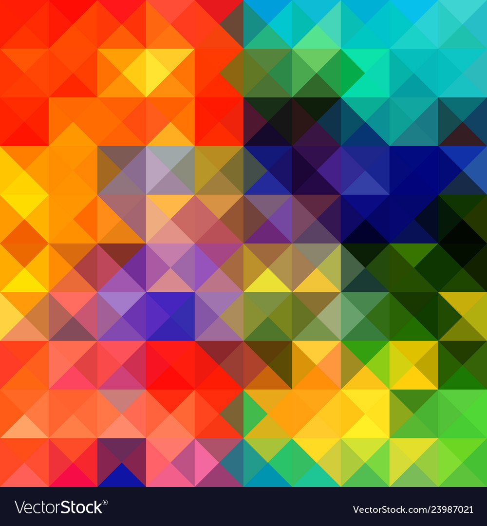 Multicolor Geometric Triangular Background