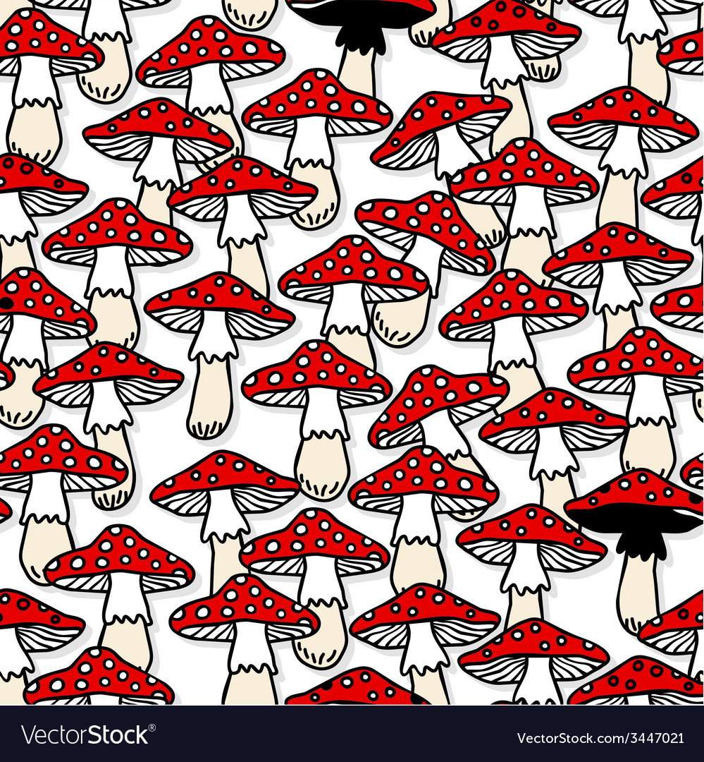 Mushroom pattern design