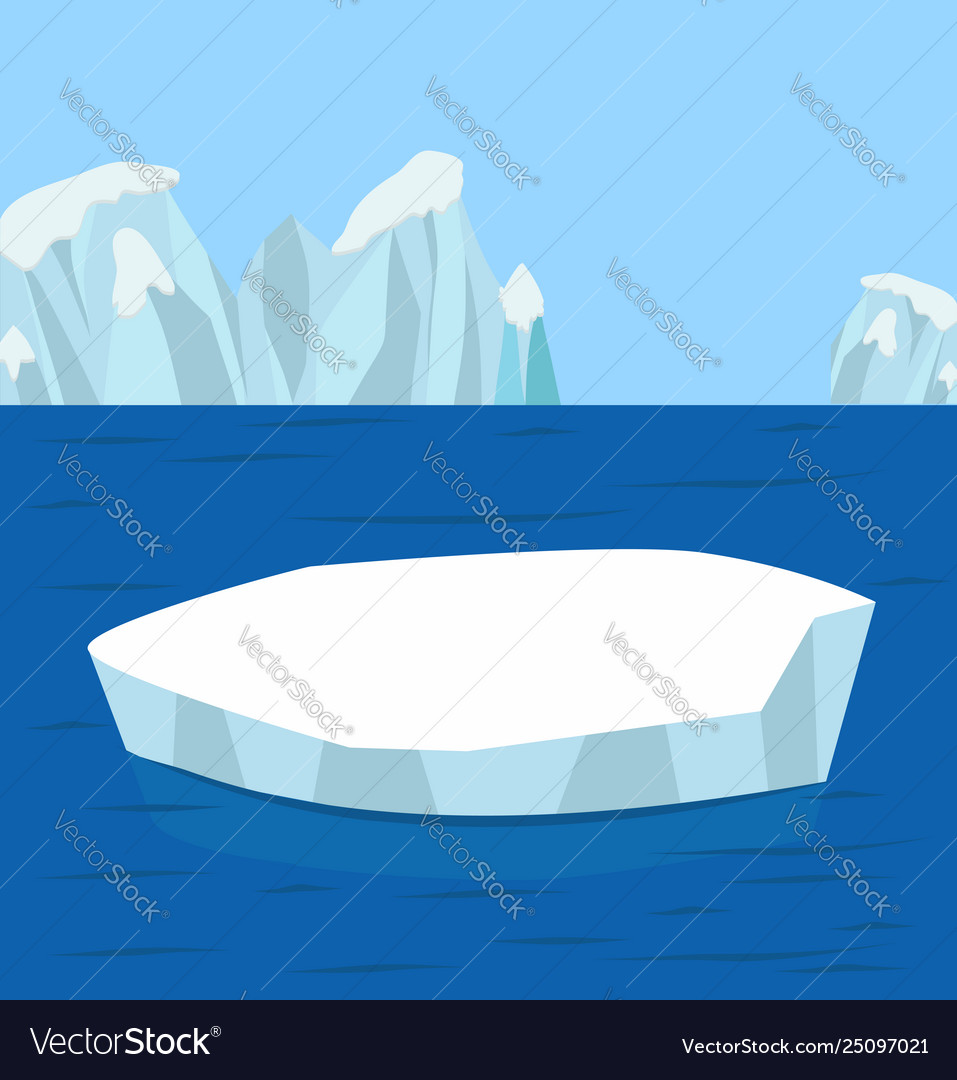 North pole arctic background