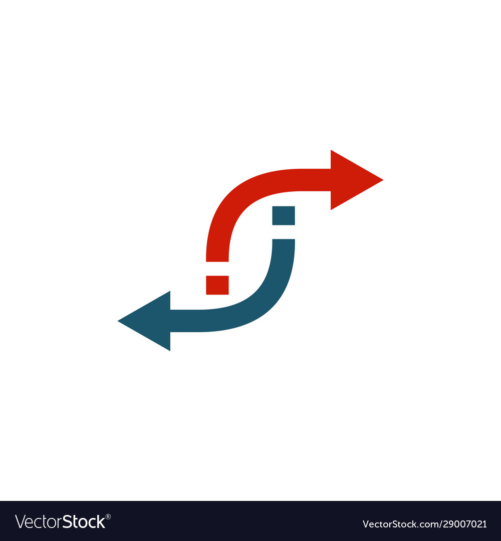Rotating circular cyclic arrows spin twist