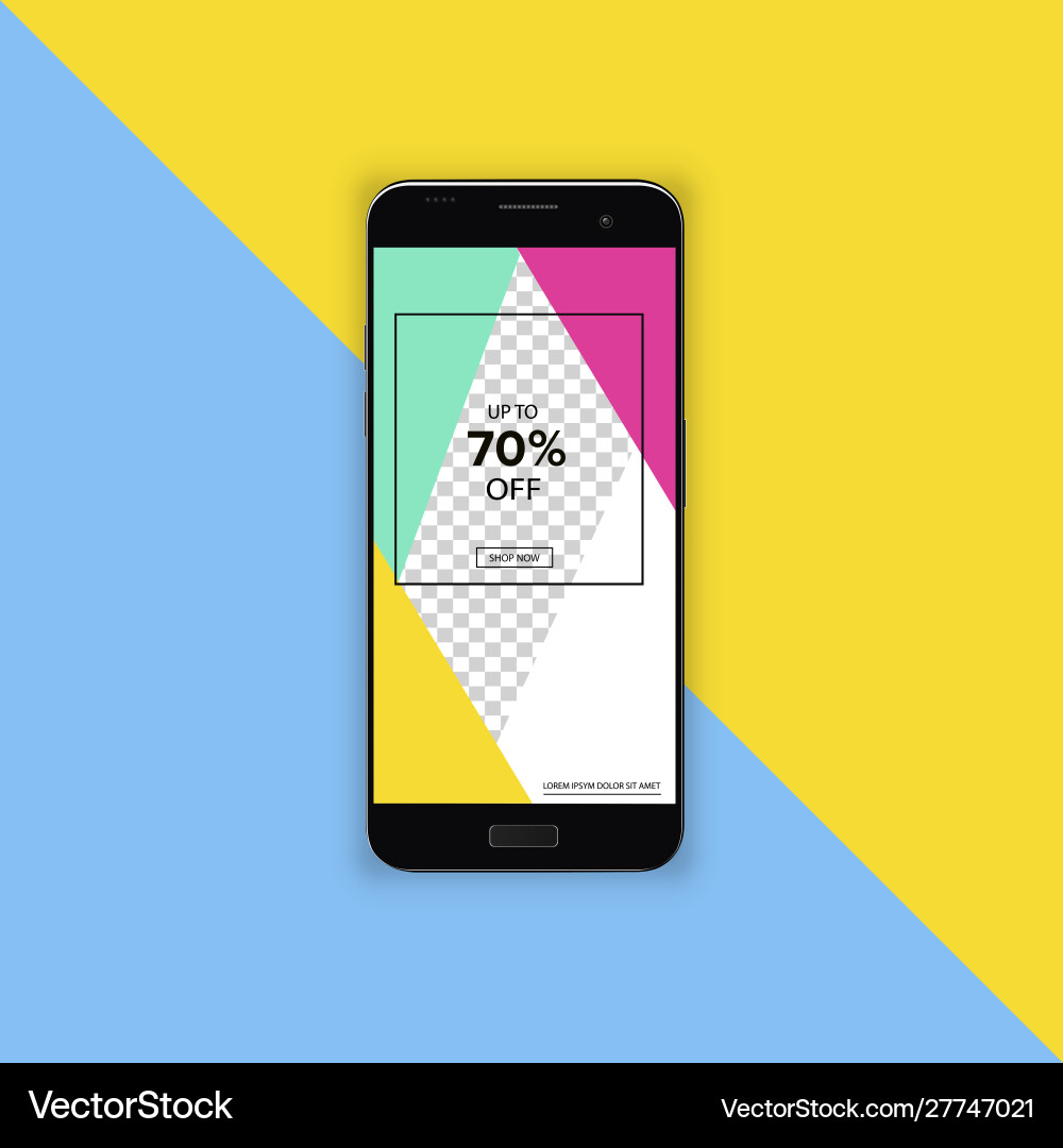 Template Social Networks Royalty Free Vector Image