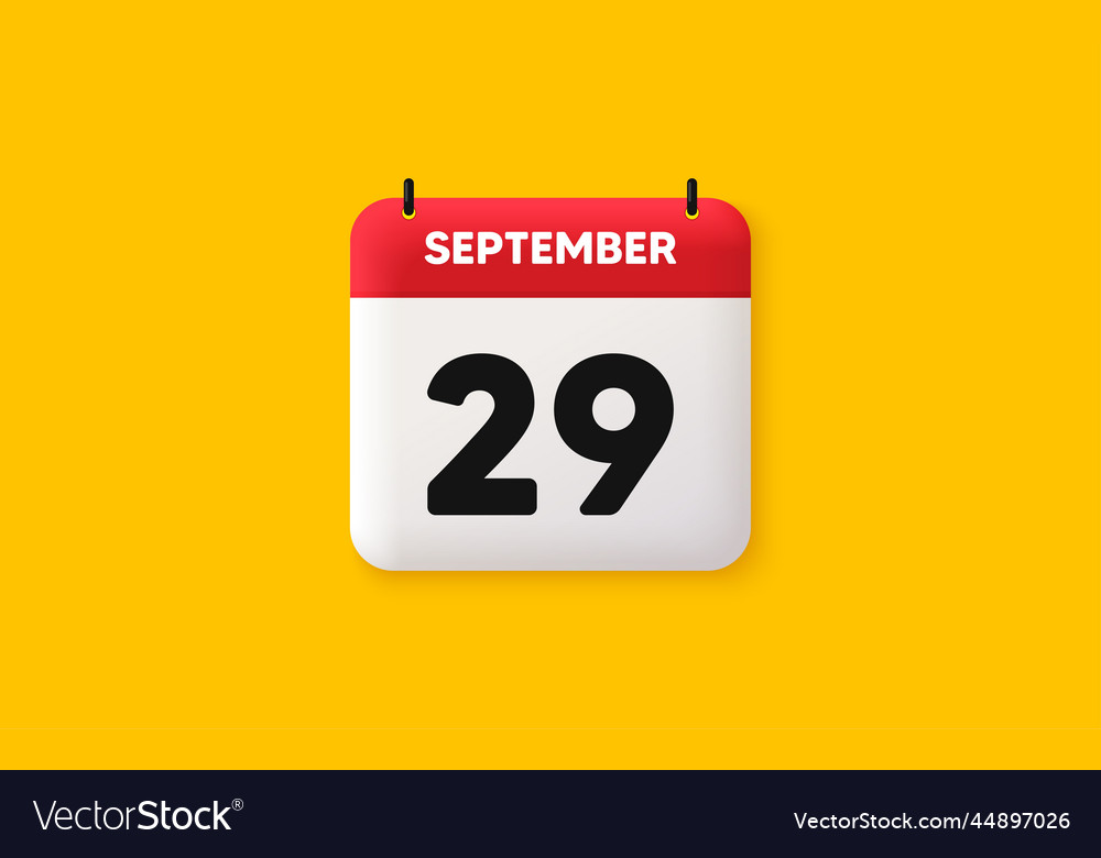 29th day of the month icon event schedule date vector image 29th day of the month icon event schedule date