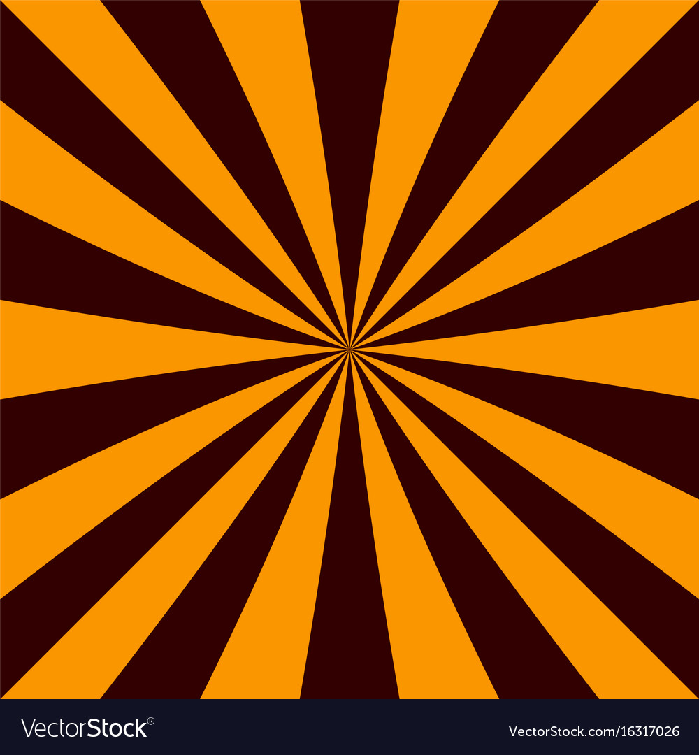 Abstract ray burst background from radial stripes Vector Image