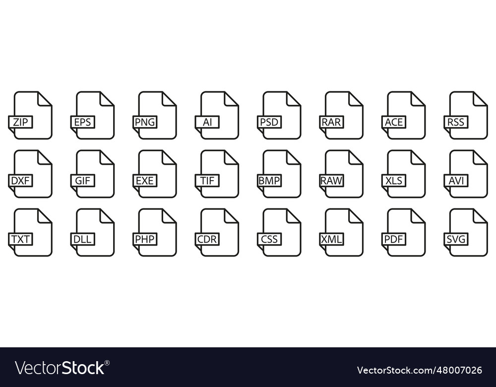 Document file type format line