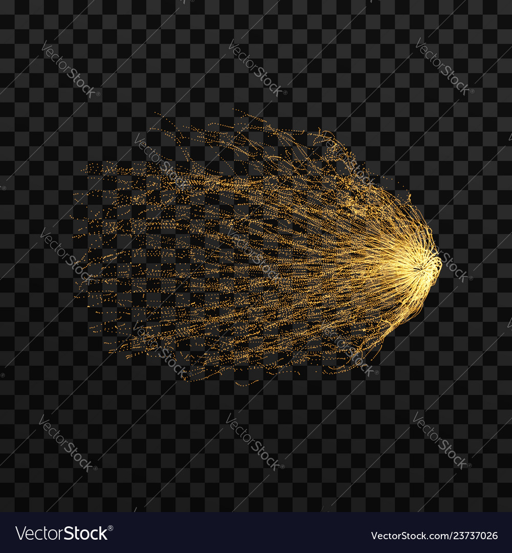 Dynamic Particle Grid - Futuristic Tech