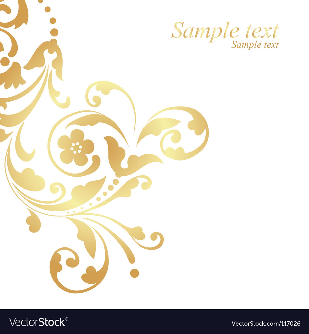 Elegant Floral Scroll Pattern