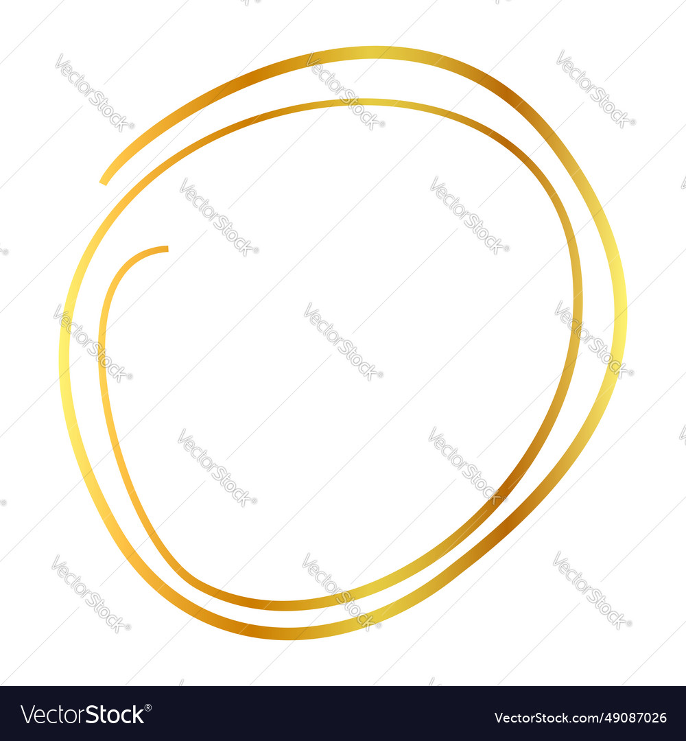 Frame - multiple lines sketch golden 01 04b