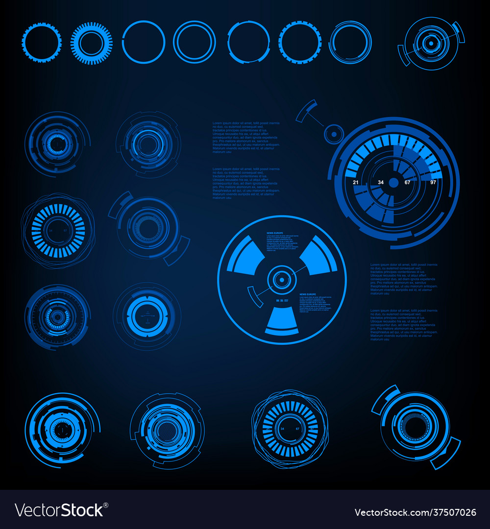 Futuristic User Interface Dashboard