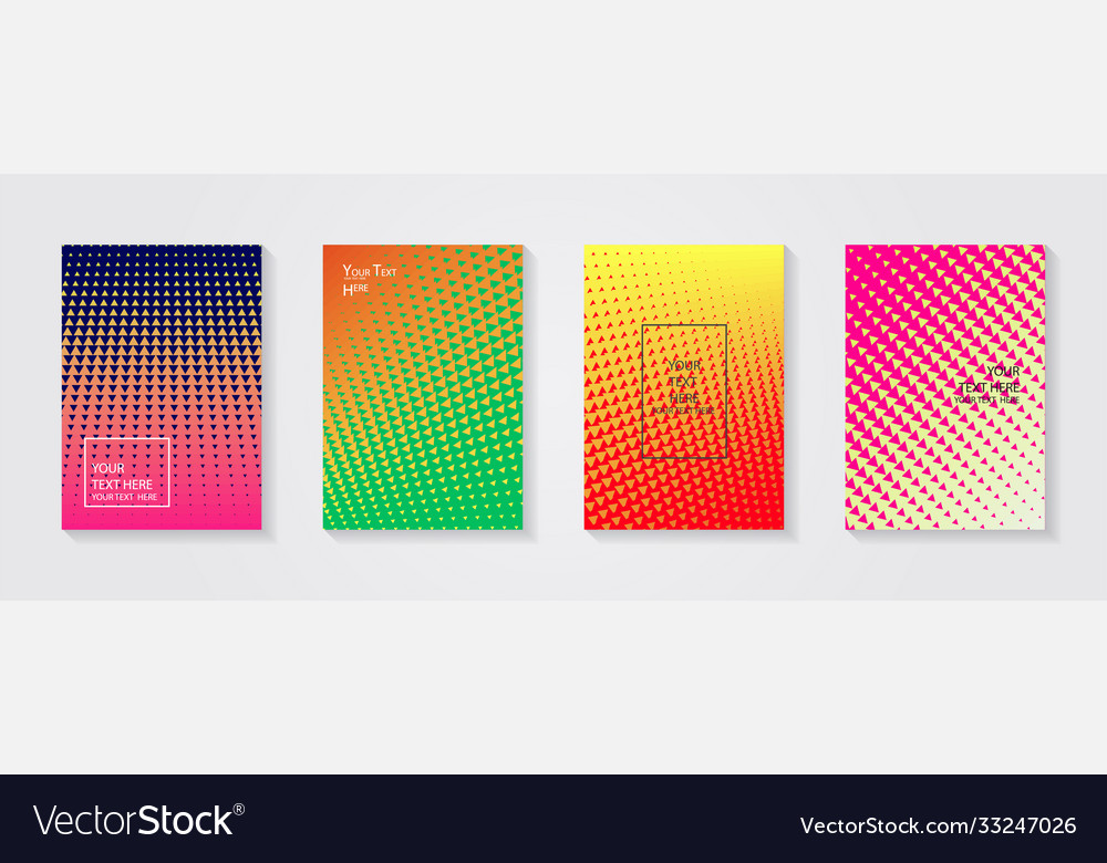 Minimal modern cover design dynamic colorful Vector Image Minimal modern cover design dynamic colorful