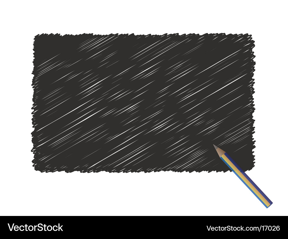 Pencil board Royalty Free Vector Image - VectorStock