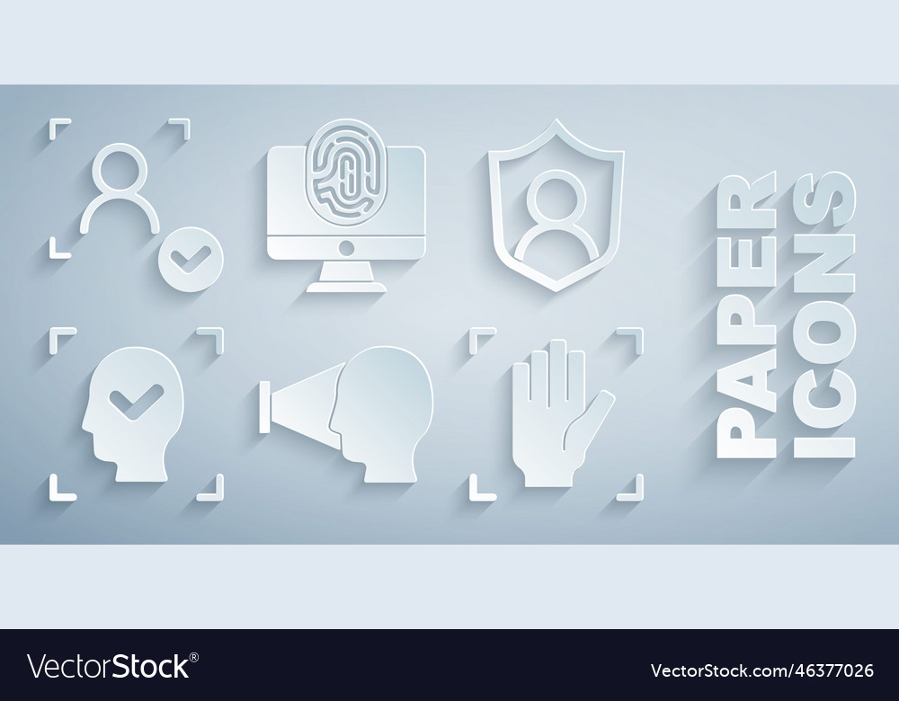 Set face recognition user protection palm print