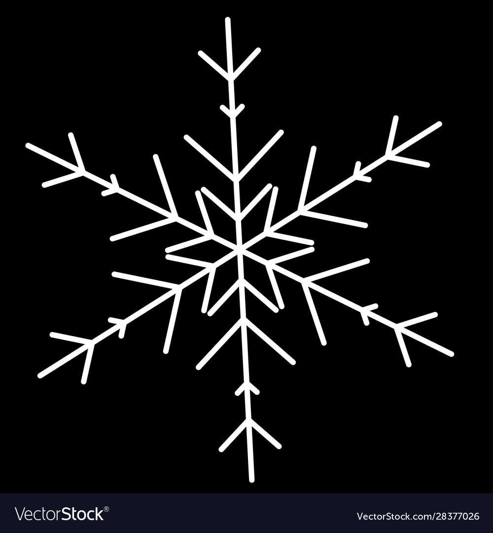 Snowflake icon for web