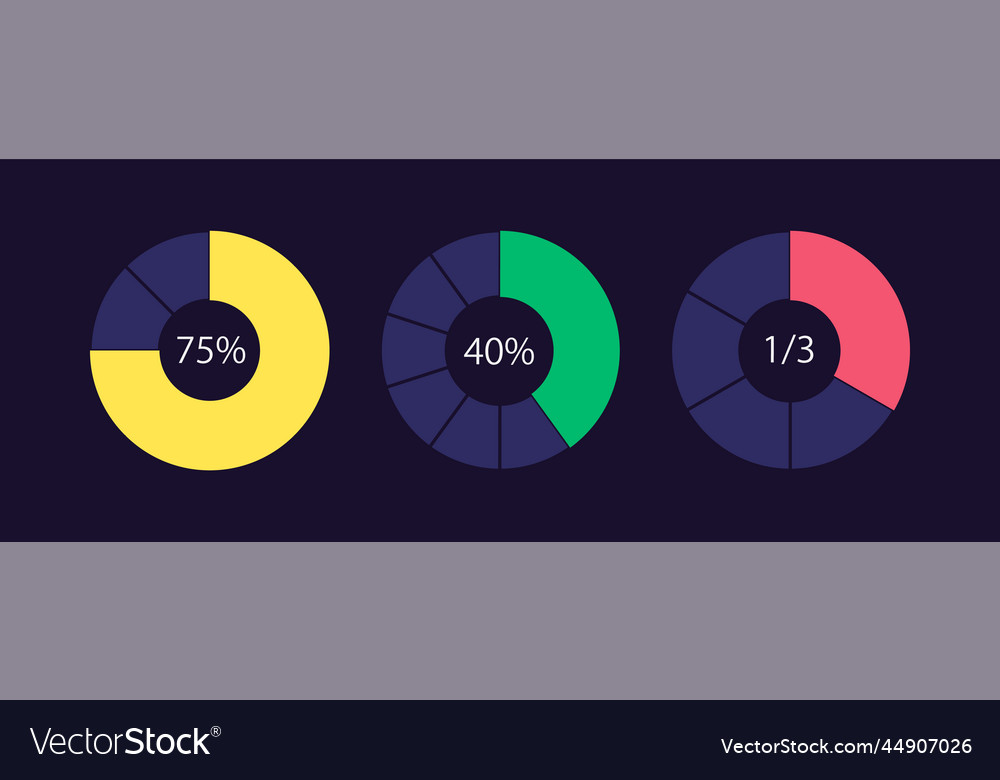 Social media poll results circle infographic