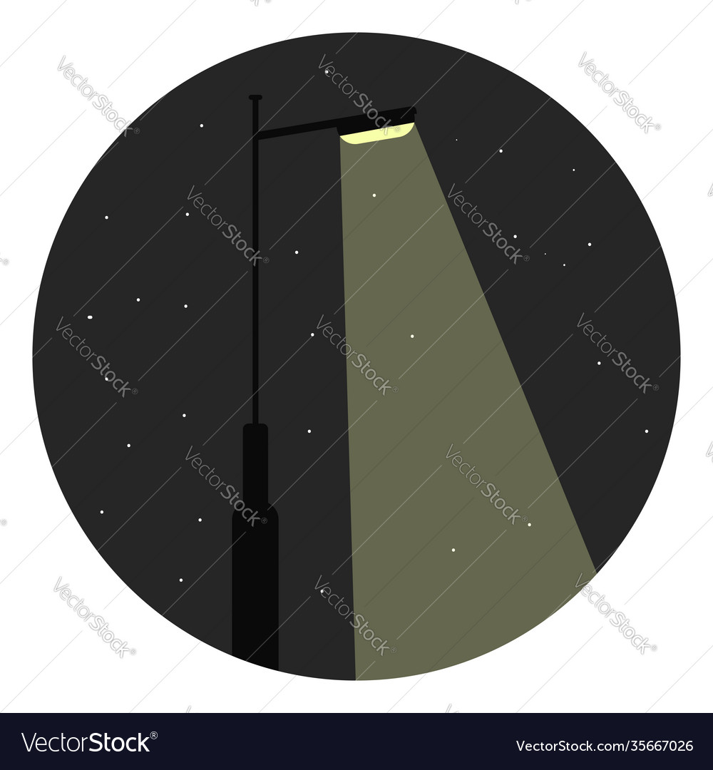 Straßenlicht auf weißem Hintergrund