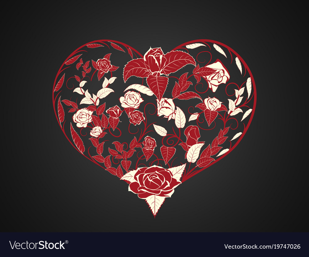 Valentine in the form of branching and twisting