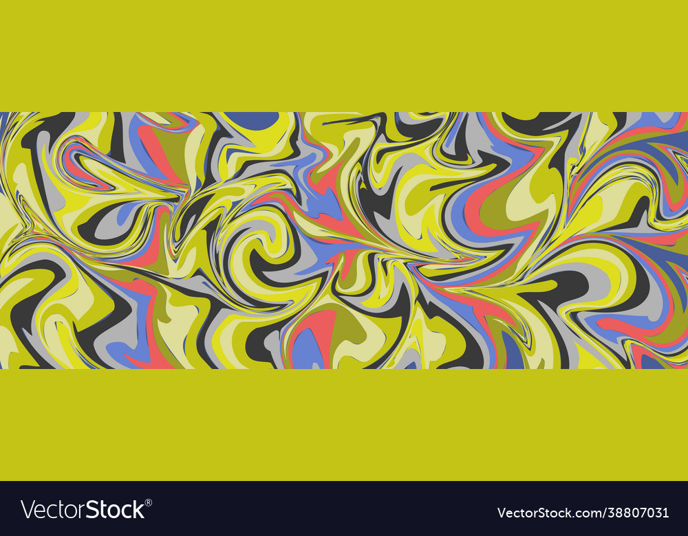 Abstract color pattern in style fluid art vector image Abstract color pattern in style fluid art