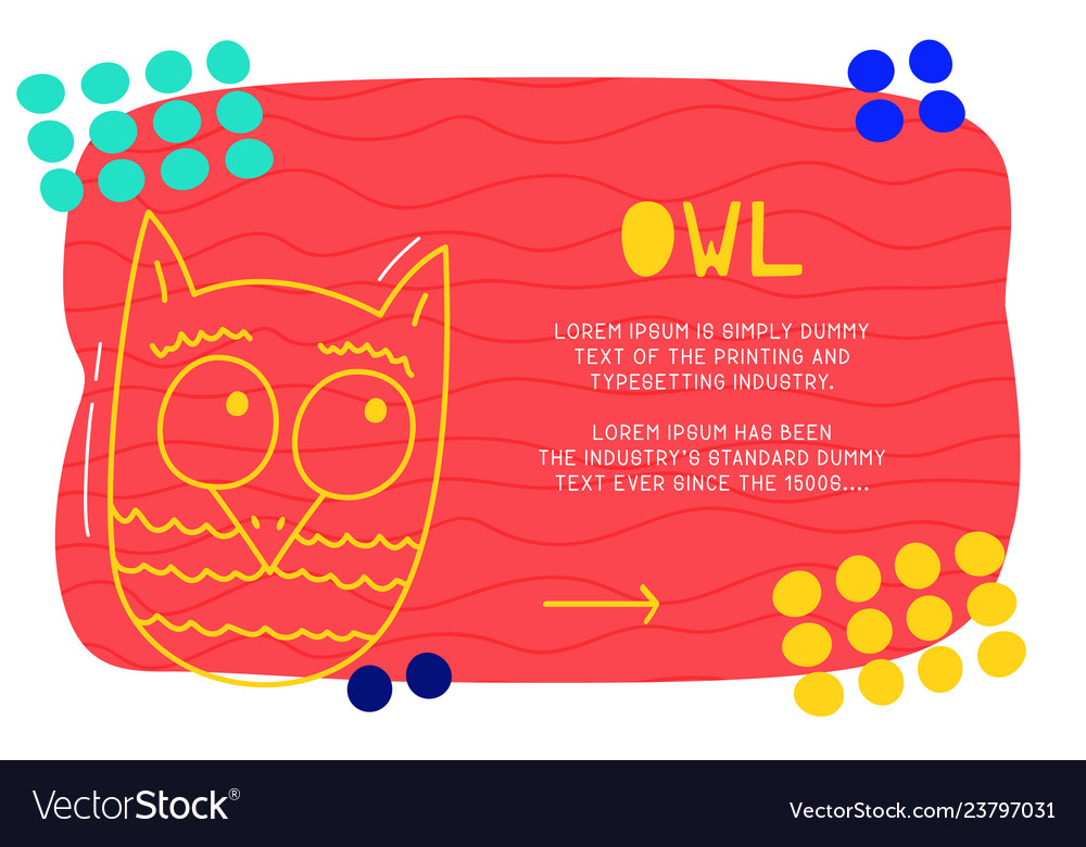 Abstract landing page pattern with different