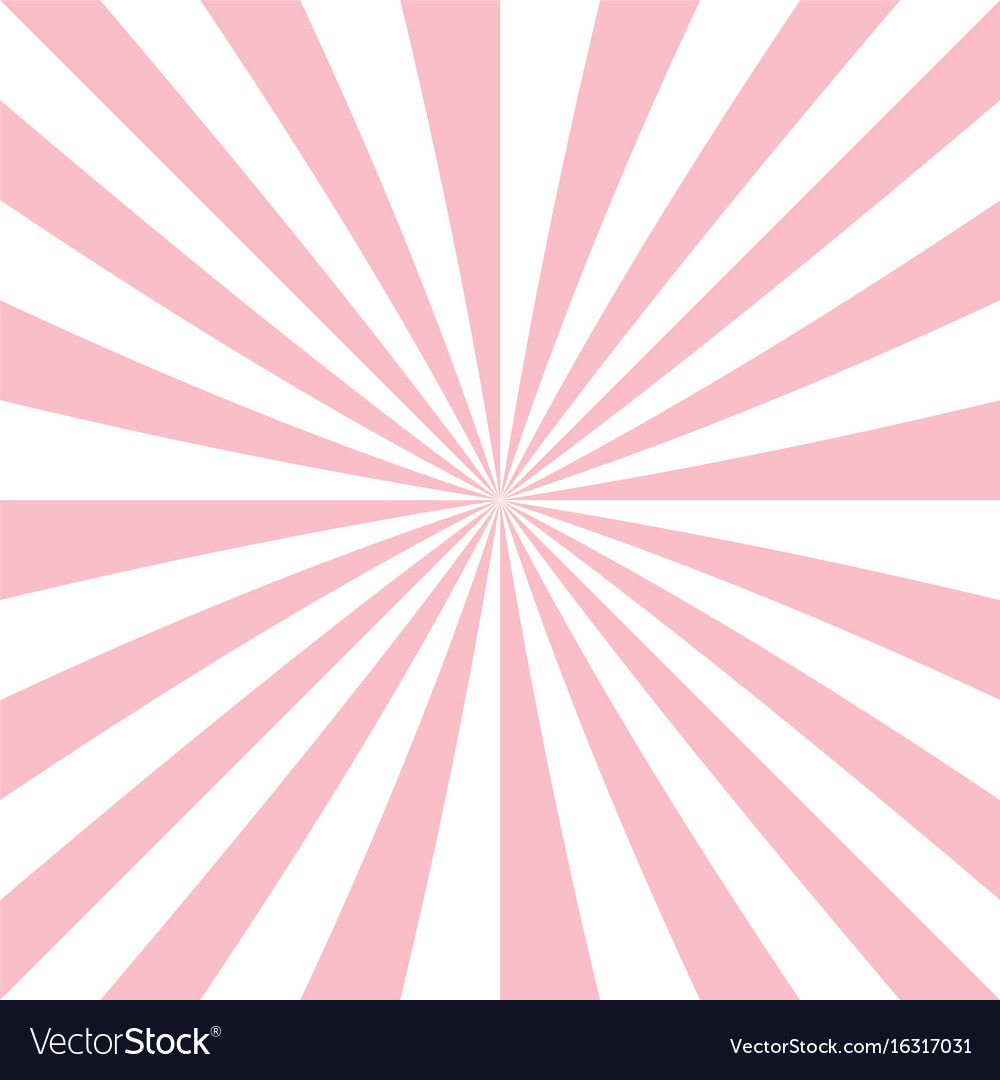 Abstract Starburst Background From Radial Stripes Vector Image