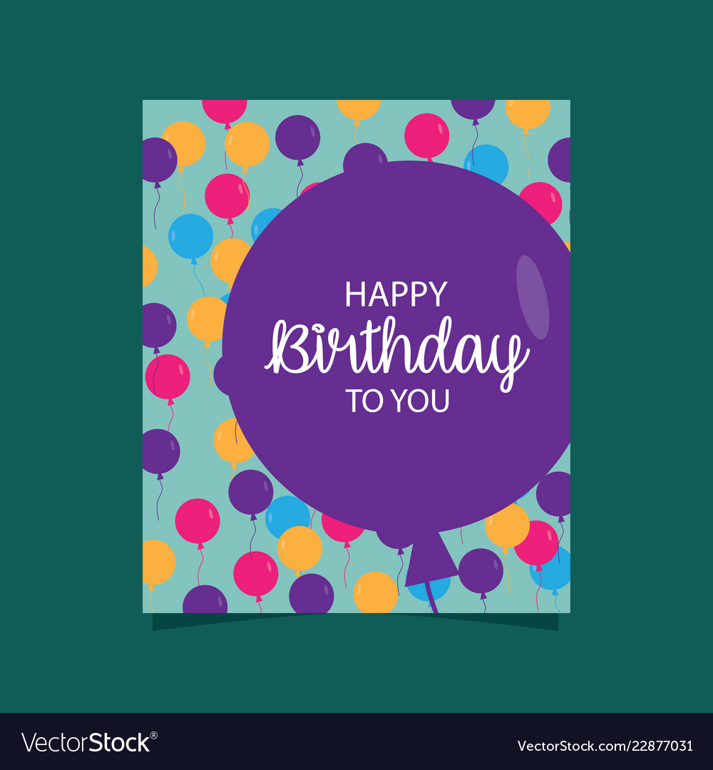 Happy Birthday Card Template Royalty Free Vector Image happy-birthday-card-template-royalty-free-vector-image
