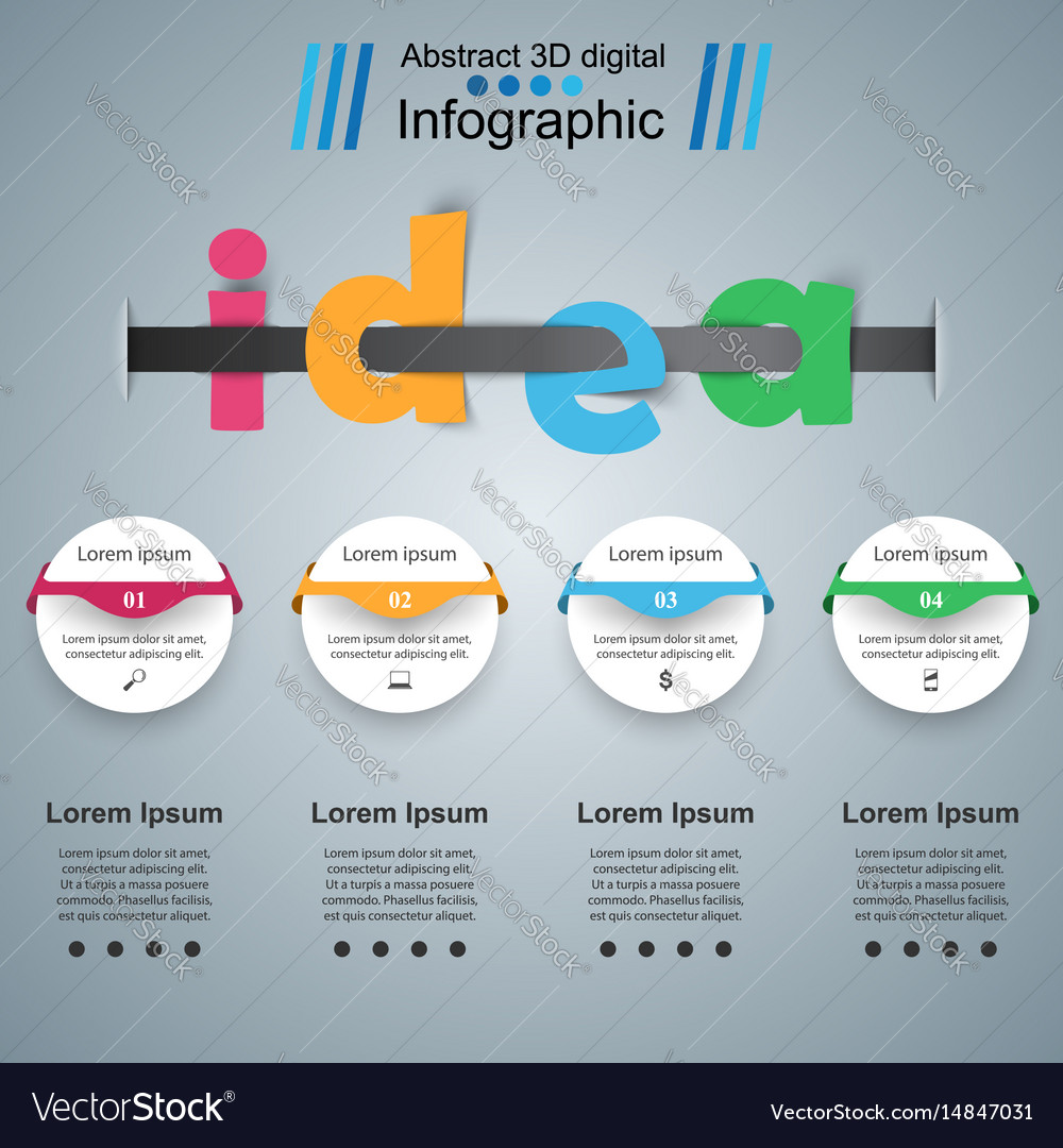 Idea 3d Unternehmens Infografiken