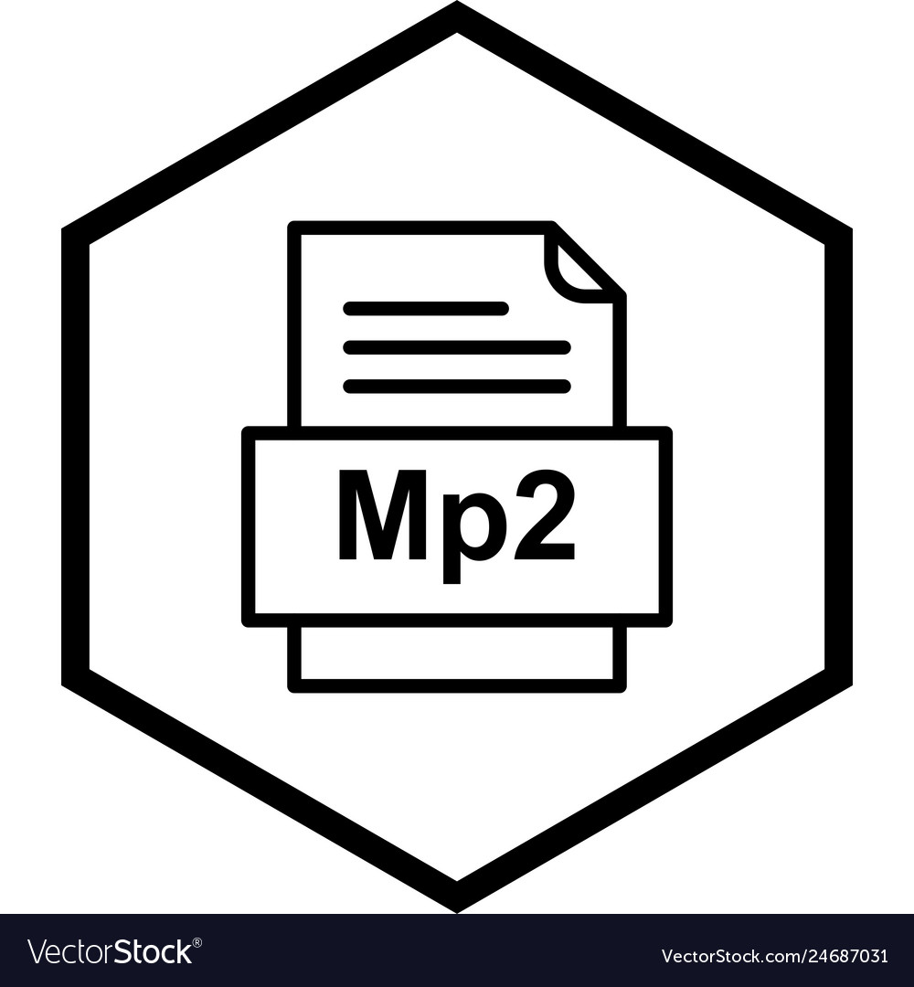 Mp2 file document icon