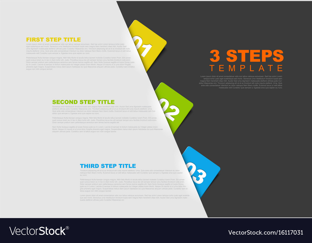 One two three - progress template