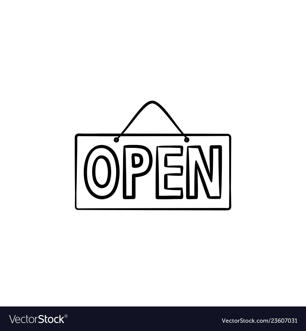 Open - Free signs icons