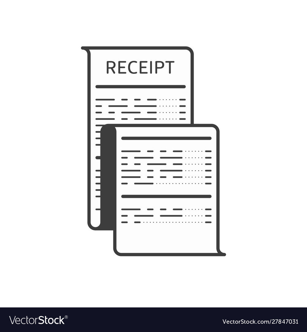 Simple Receipt Icon