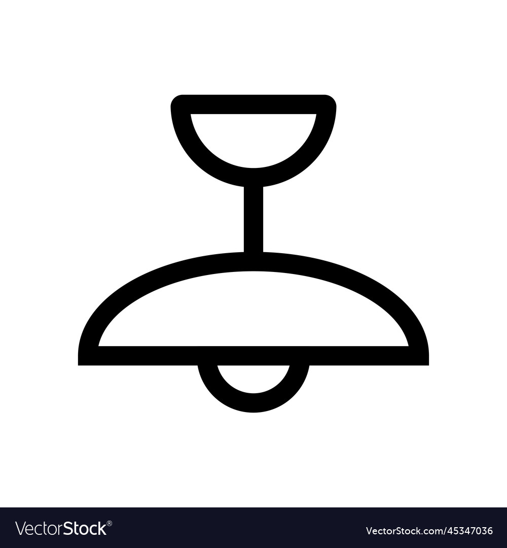 Kronleuchter Ikone Linie isoliert auf weißem Hintergrund vector image Kronleuchter Ikone Linie isoliert auf weißem Hintergrund