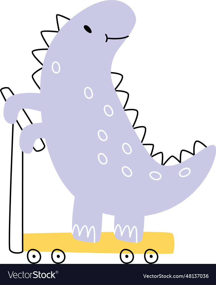 Dinosaur on cart