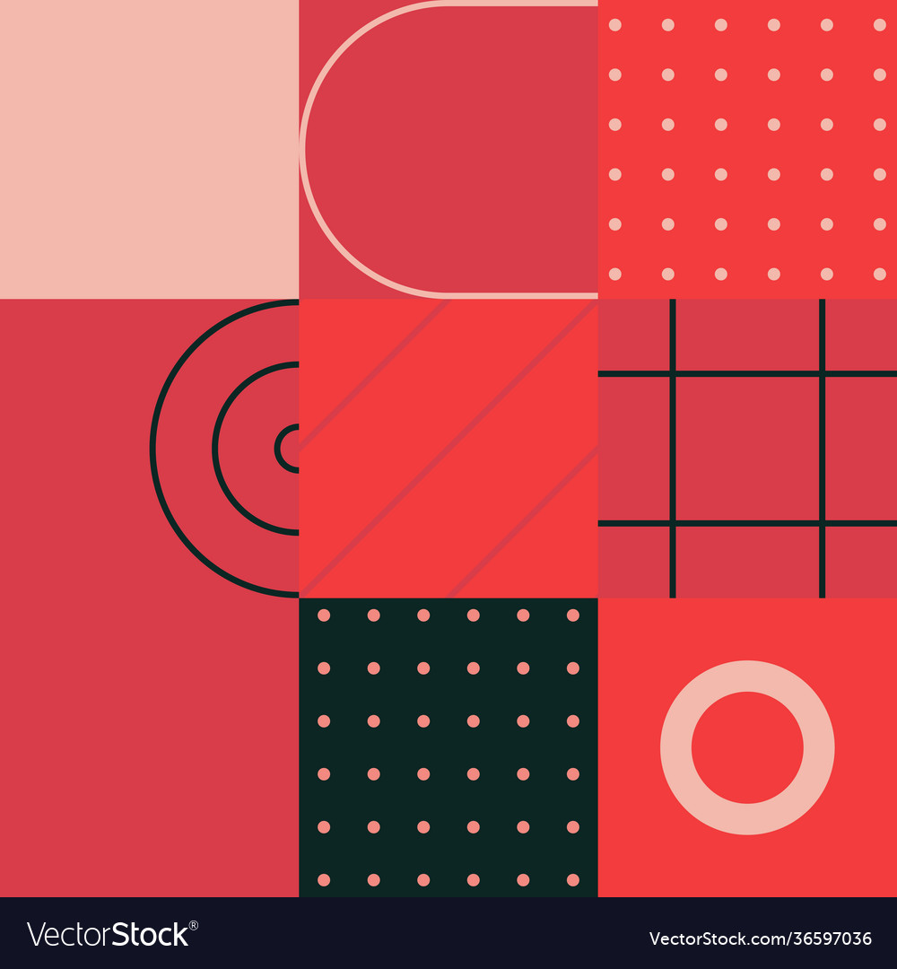 Square abstract pattern design