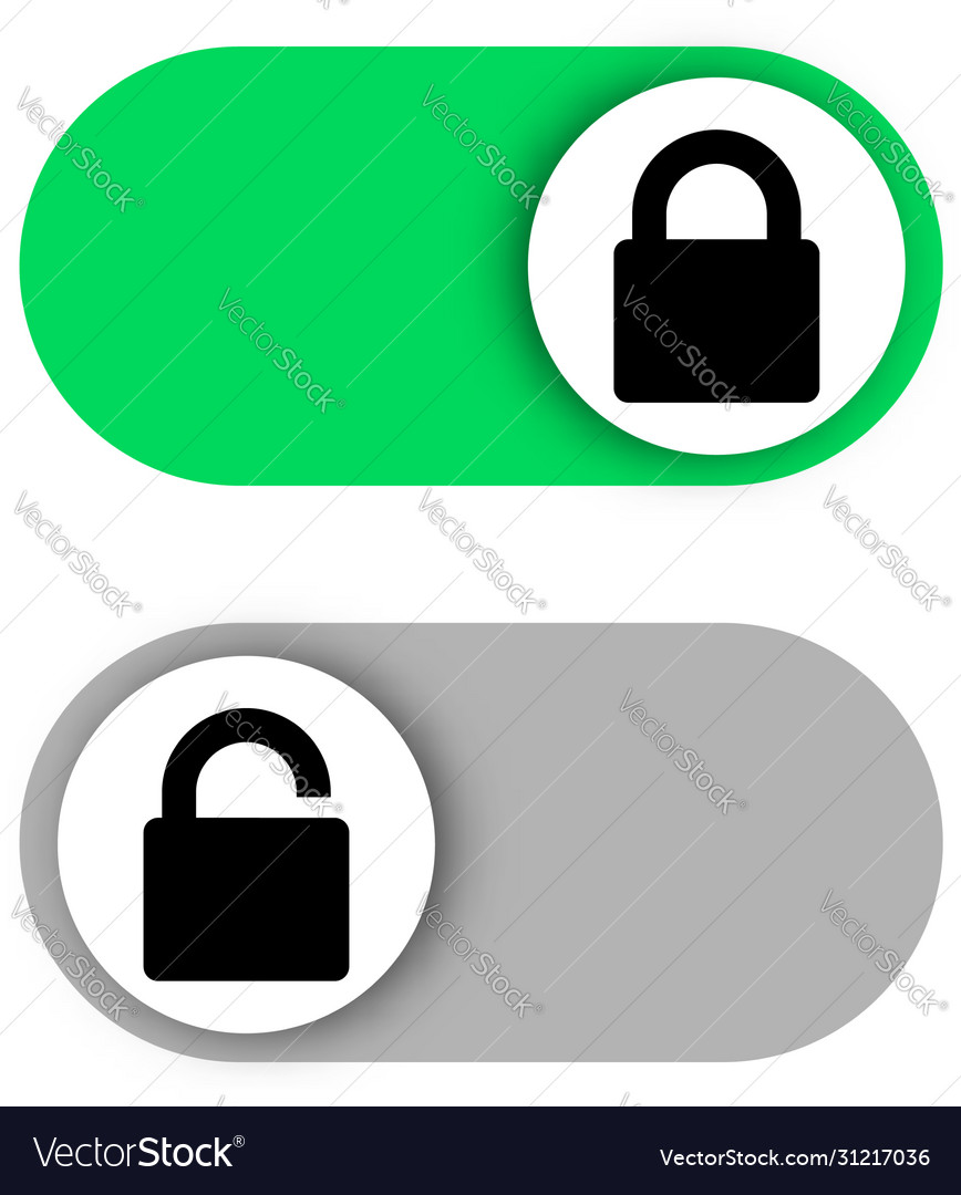 Toggle Switch - Lock & Unlock