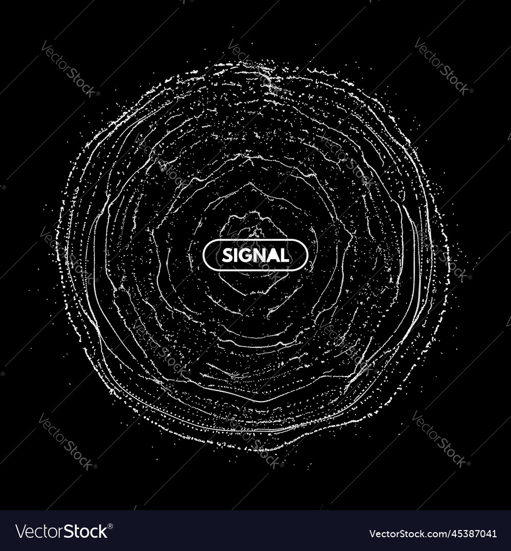 3d abstract sphere array with dynamic particles vector image 3d abstract sphere array with dynamic particles