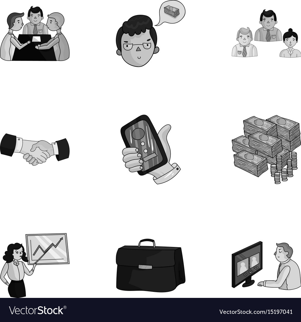 A set of pictures about the transaction work