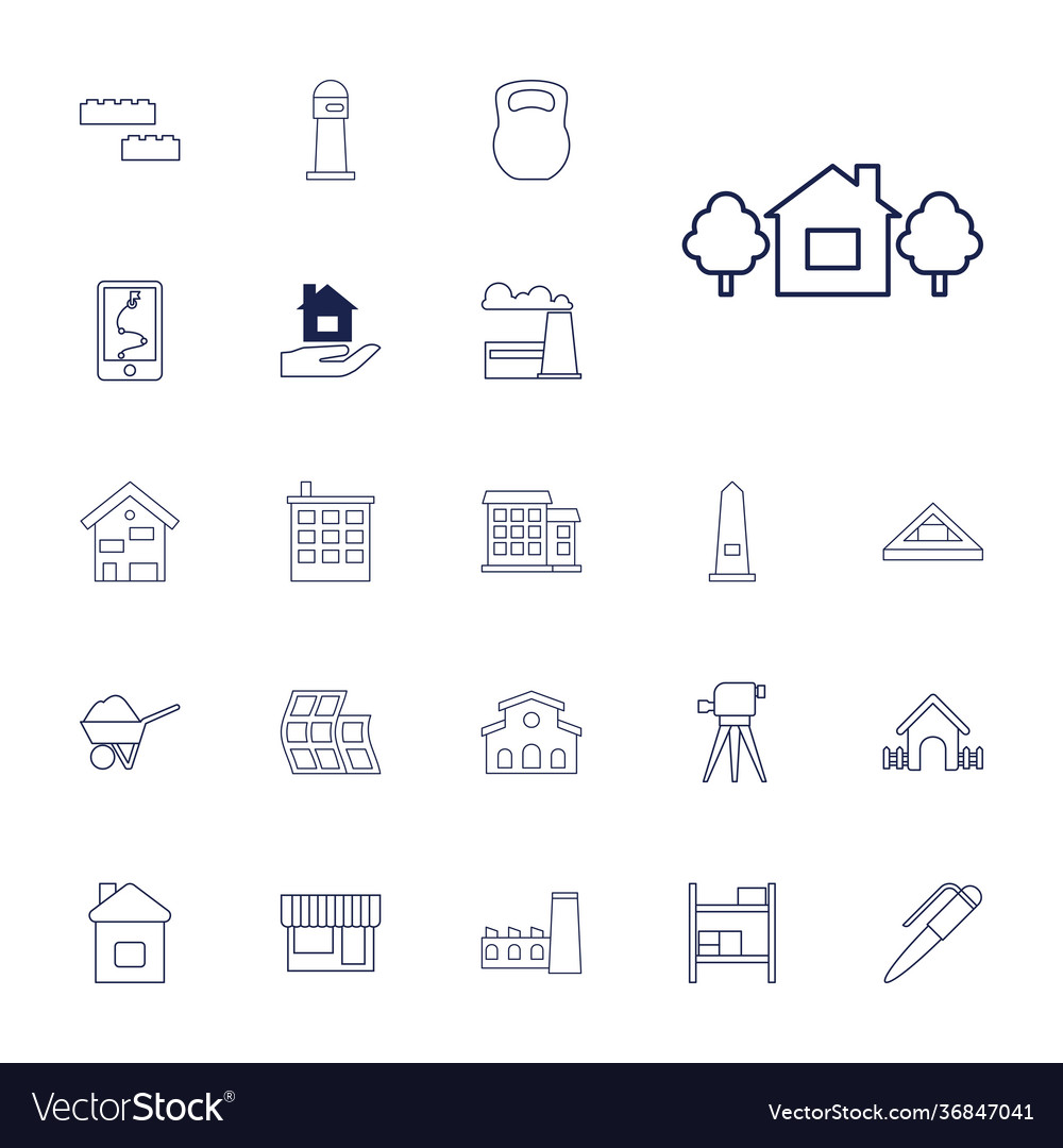 Building icons