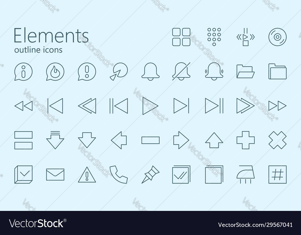 Computer techologies outline elements
