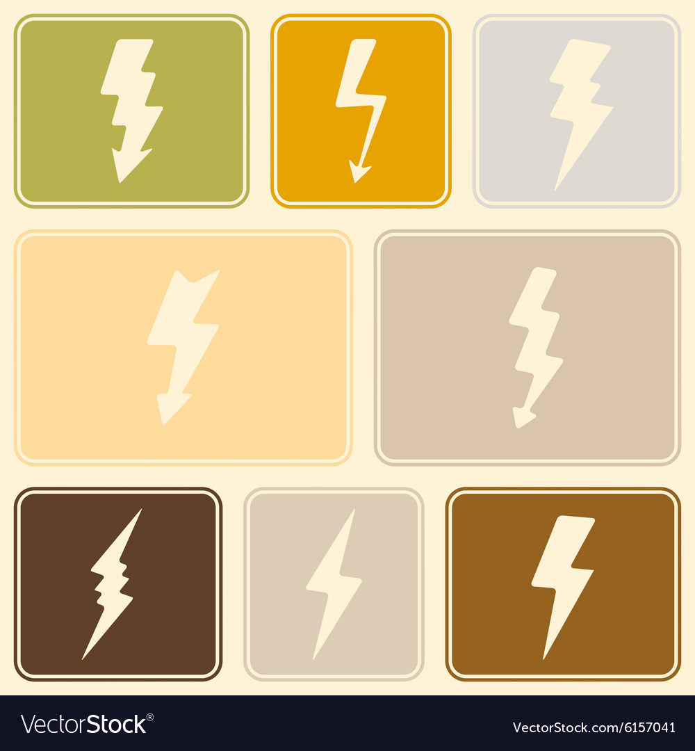 Seamless background with lightning