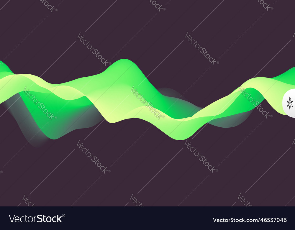 Abstract wavy background with modern gradient vector image Abstract wavy background with modern gradient