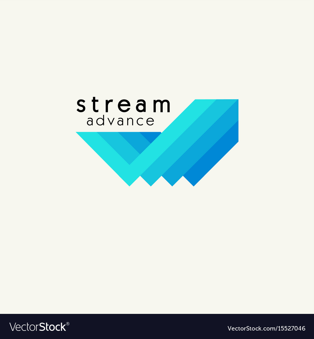 Arrow upward tending trendy minimalistic
