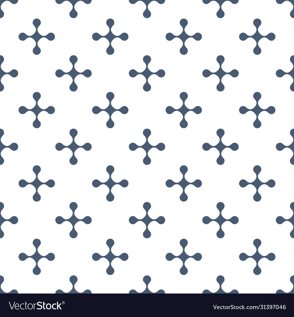 Cross or plus with metaball style seamless