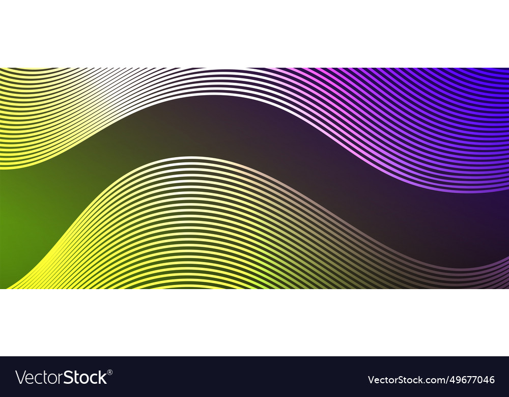 Dynamic wave geometric design vector image Dynamic wave geometric design