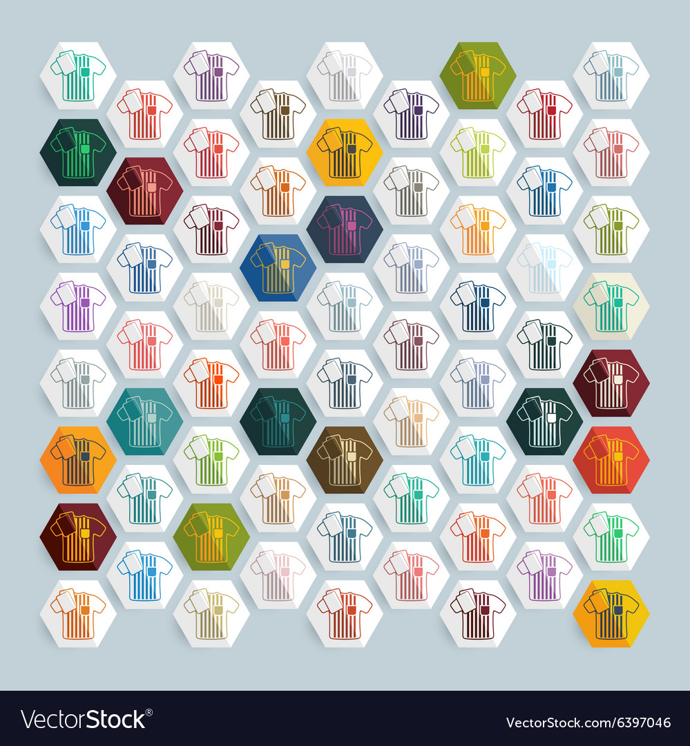 Flat design referee Royalty Free Vector Image - VectorStock