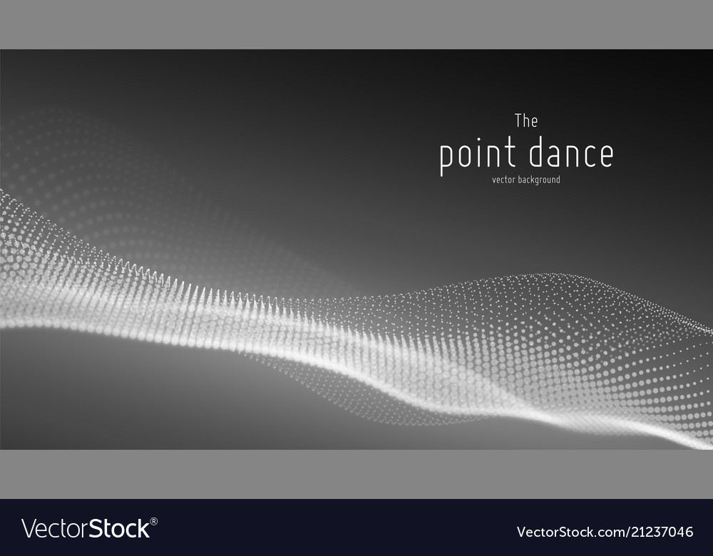 Monochrome Particle Wave