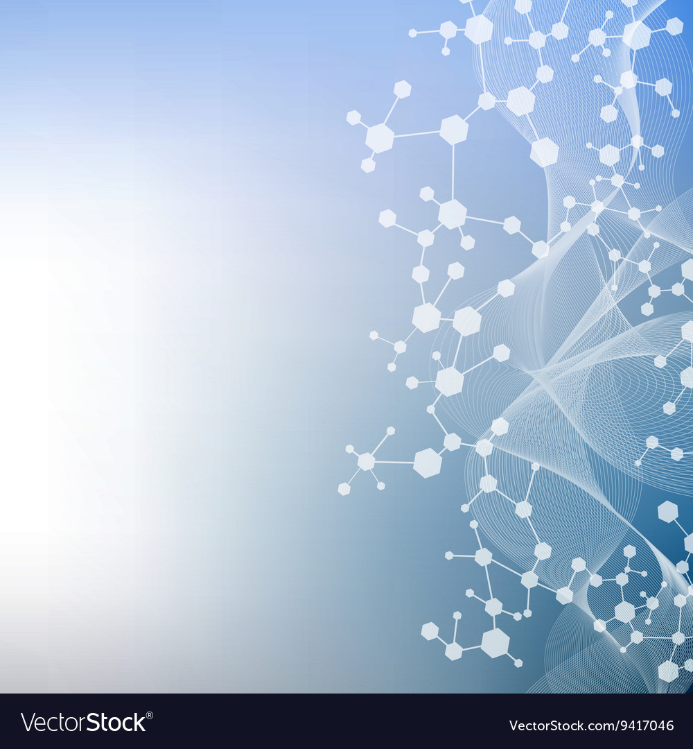 Strukturmolekül und Kommunikation dna Atom