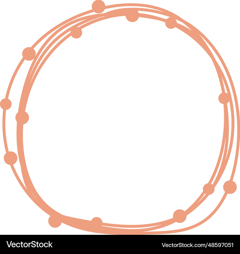 Abstract circle frame Royalty Free Vector Image