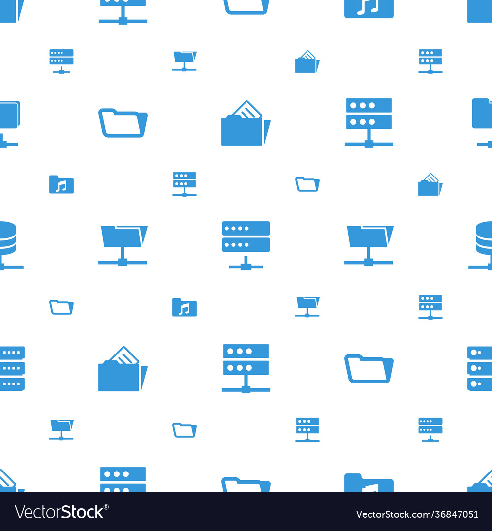 Archive icons pattern seamless white background