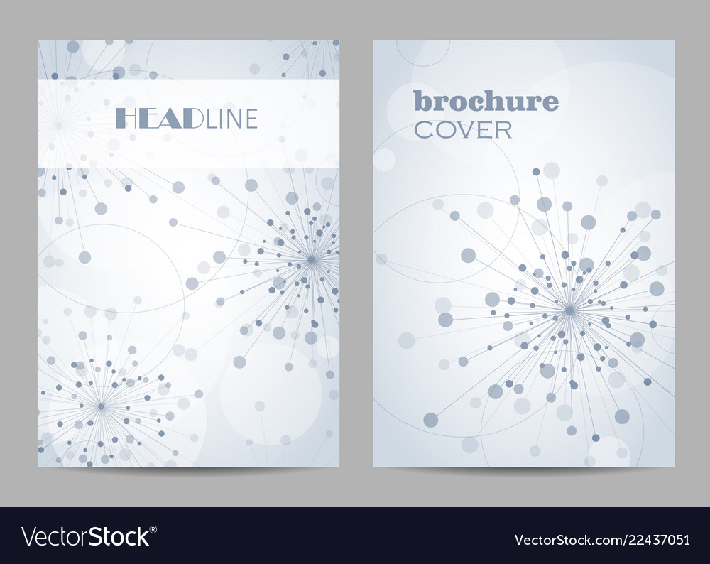 Brochure template layout design abstract