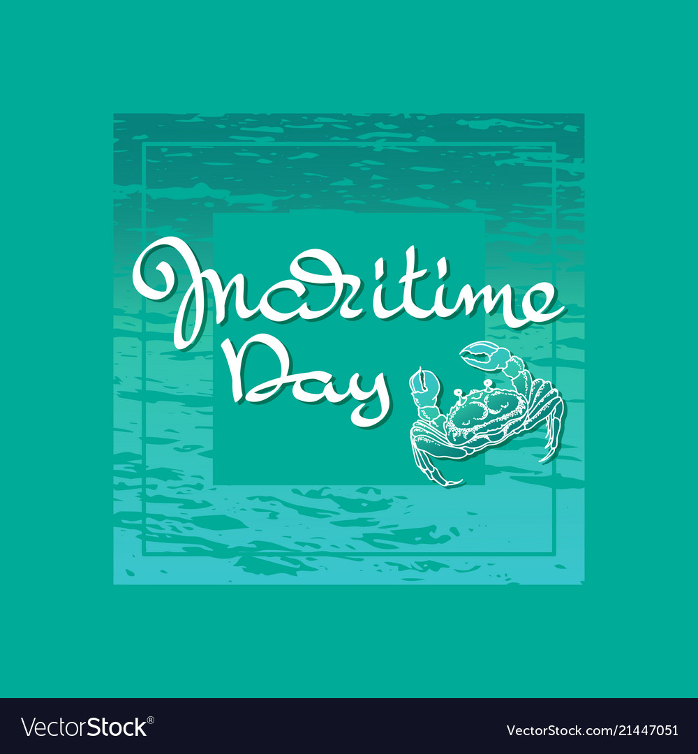 Maritime Day - Crab & Waves