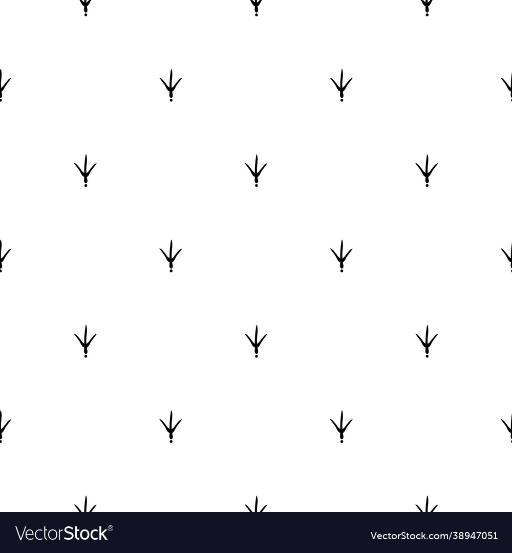 Seamless abstract pattern with bird trail Vector Image Seamless abstract pattern with bird trail